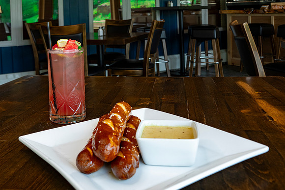 Pretzel and Passion Fruit Paloma