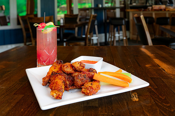 wings and Passion Fruit Paloma