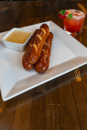 Pretzel and Slopeside summer sipper