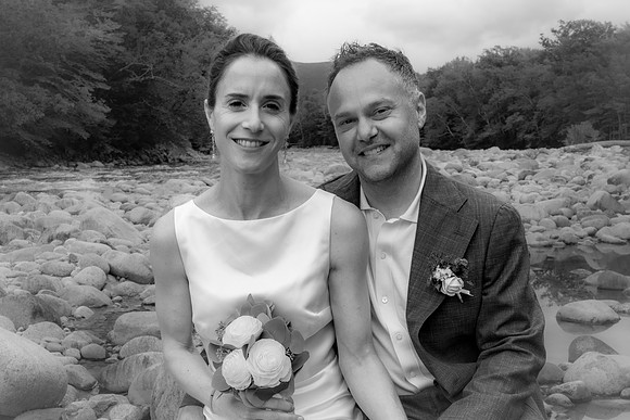 Couple portrait 2 B&W