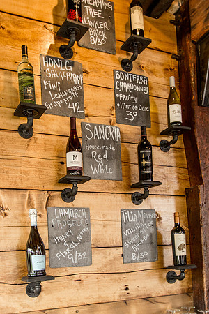 One Love Brewery wine display