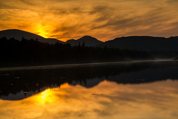 Sunset in Errol