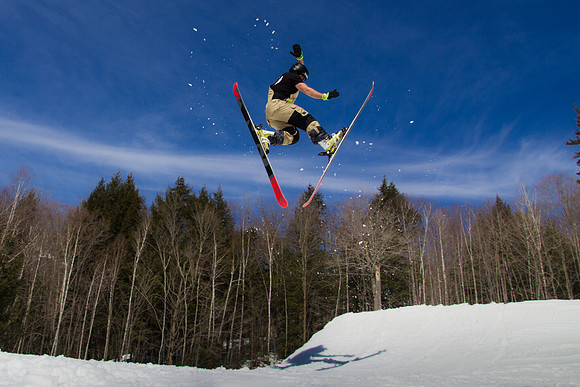 throwing snow