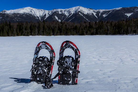 Lonesome Lake snowshoe