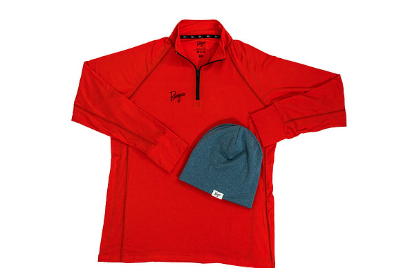 Burgeon Flume 1-4 Zipper & Beanie