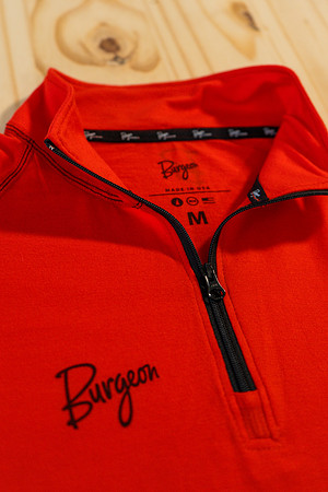 Burgeon Flume 1-4 Zipper on wood