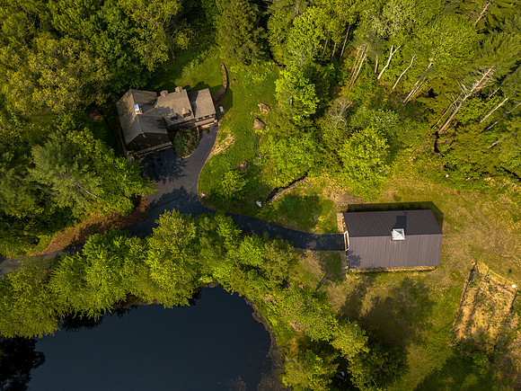 Countryside home bird's eye